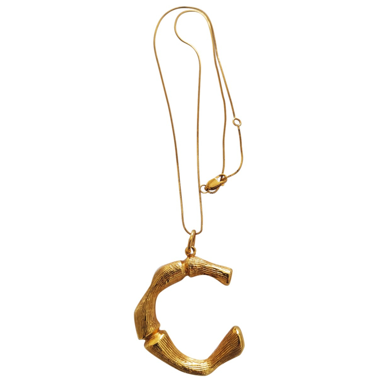 Alphabet necklace Celine Gold in Gold 